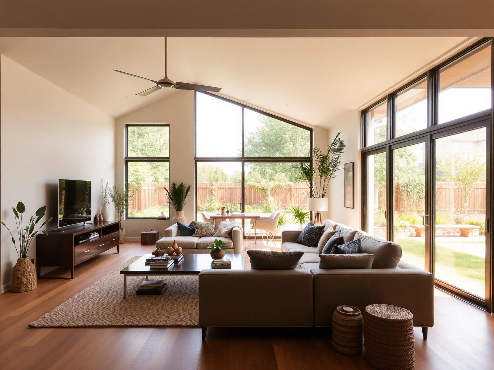 Open-Plan Interior — Modern Lifestyle
